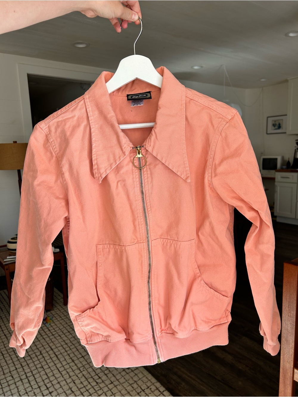 Big Bud Press Peach 70’s Zip Up Jacket